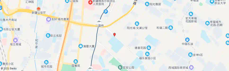 乌鲁木齐二道桥团结路_公交站地图_乌鲁木齐公交_妙搜公交查询2025