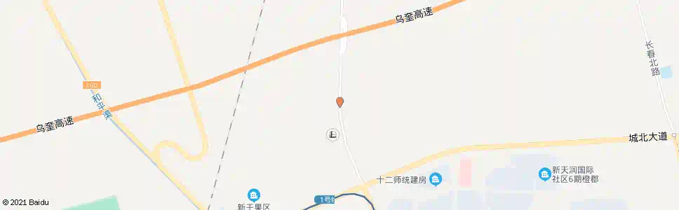乌鲁木齐101沙场_公交站地图_乌鲁木齐公交_妙搜公交查询2025
