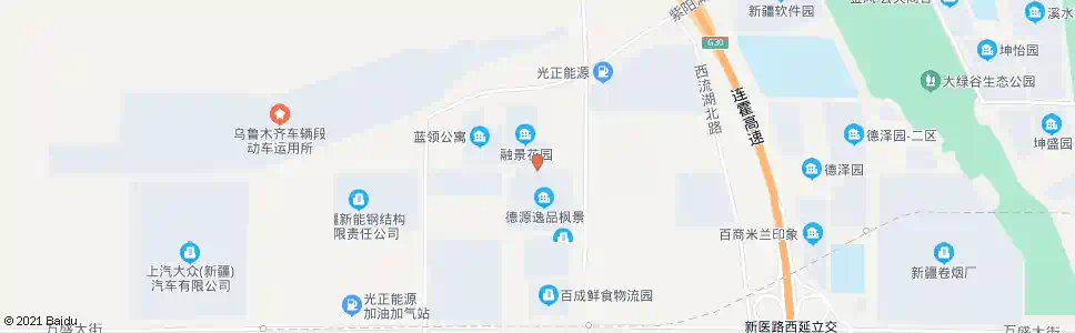乌鲁木齐逸品枫景_公交站地图_乌鲁木齐公交_妙搜公交查询2025