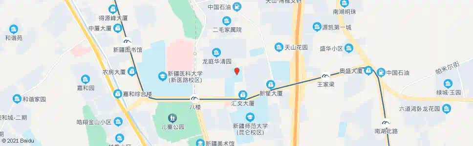 乌鲁木齐幼儿师范_公交站地图_乌鲁木齐公交_妙搜公交查询2025