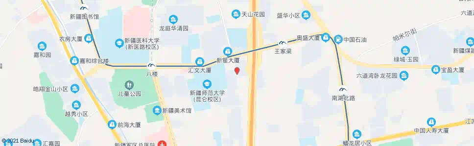 乌鲁木齐新医路口_公交站地图_乌鲁木齐公交_妙搜公交查询2025