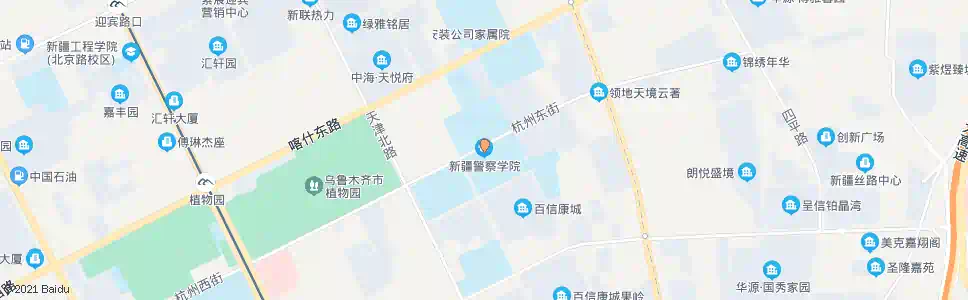 乌鲁木齐警察学校_公交站地图_乌鲁木齐公交_妙搜公交查询2025