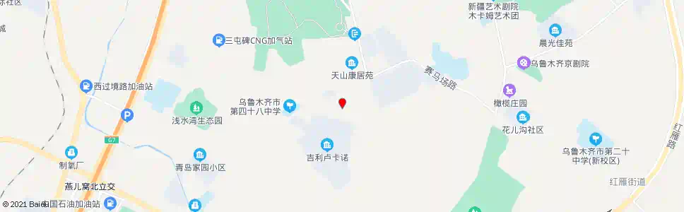 乌鲁木齐天山染织厂_公交站地图_乌鲁木齐公交_妙搜公交查询2025
