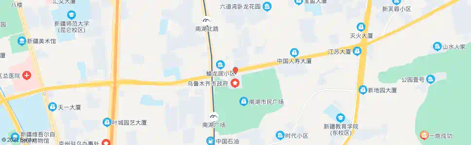 乌鲁木齐银行学校_公交站地图_乌鲁木齐公交_妙搜公交查询2025