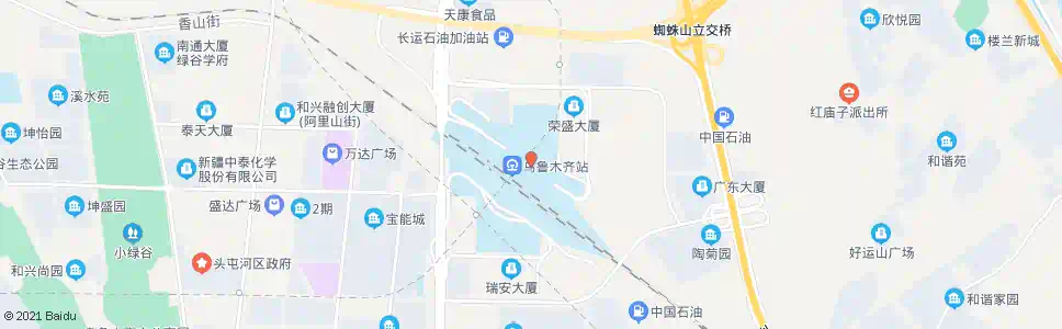 乌鲁木齐五号井_公交站地图_乌鲁木齐公交_妙搜公交查询2025