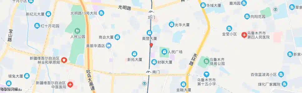 乌鲁木齐小十字_公交站地图_乌鲁木齐公交_妙搜公交查询2025