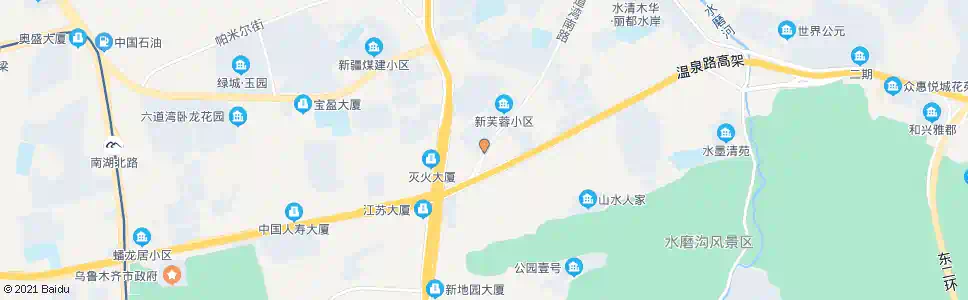 乌鲁木齐温泉路口_公交站地图_乌鲁木齐公交_妙搜公交查询2025