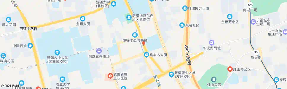 乌鲁木齐哈密路_公交站地图_乌鲁木齐公交_妙搜公交查询2025