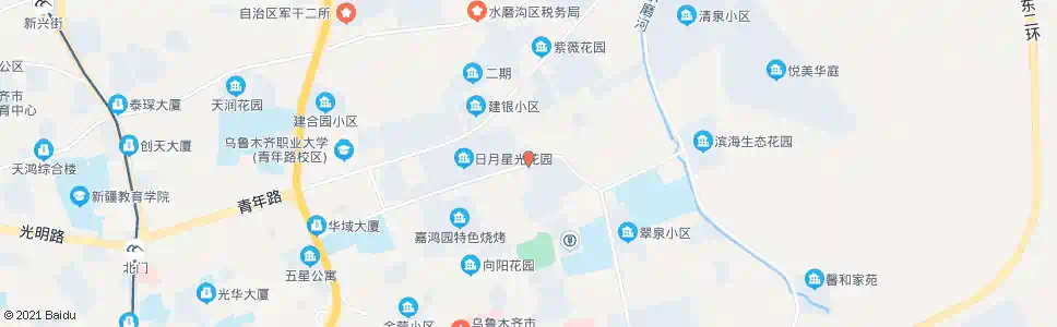 乌鲁木齐诚盛花园_公交站地图_乌鲁木齐公交_妙搜公交查询2025