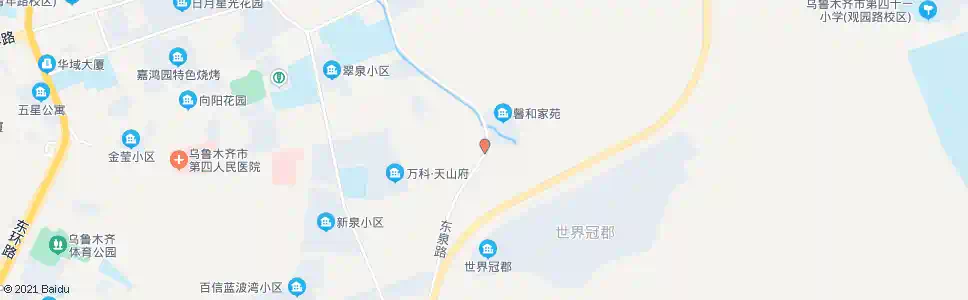 乌鲁木齐东泉路停车场_公交站地图_乌鲁木齐公交_妙搜公交查询2025