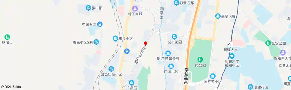 乌鲁木齐面粉厂_公交站地图_乌鲁木齐公交_妙搜公交查询2025