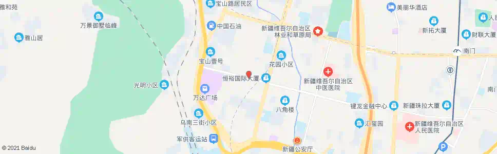 乌鲁木齐药材公司_公交站地图_乌鲁木齐公交_妙搜公交查询2025