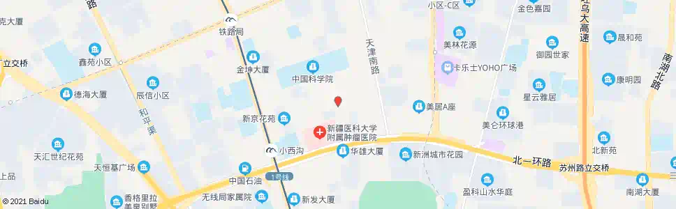 乌鲁木齐111中学_公交站地图_乌鲁木齐公交_妙搜公交查询2025