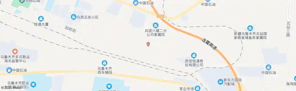 乌鲁木齐仓库勤务队_公交站地图_乌鲁木齐公交_妙搜公交查询2025