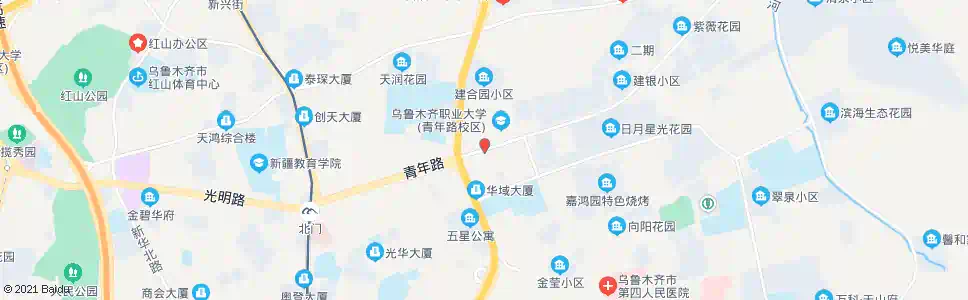 乌鲁木齐兵团医院_公交站地图_乌鲁木齐公交_妙搜公交查询2025