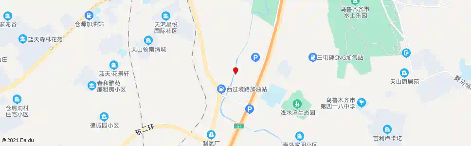 乌鲁木齐南郊停车场_公交站地图_乌鲁木齐公交_妙搜公交查询2025