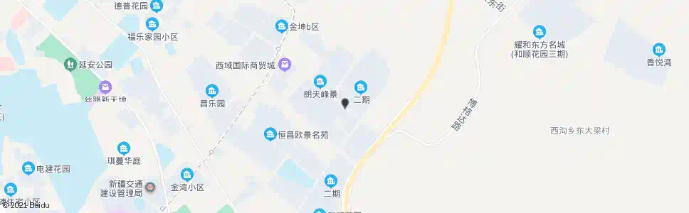 乌鲁木齐朗天二期_公交站地图_乌鲁木齐公交_妙搜公交查询2025