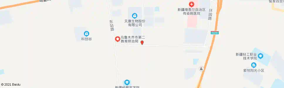 乌鲁木齐蓝天路口_公交站地图_乌鲁木齐公交_妙搜公交查询2025