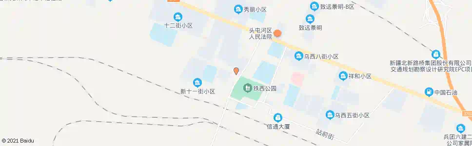 乌鲁木齐铁西公园_公交站地图_乌鲁木齐公交_妙搜公交查询2025
