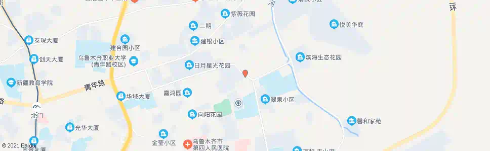 乌鲁木齐诚盛花园东门_公交站地图_乌鲁木齐公交_妙搜公交查询2025
