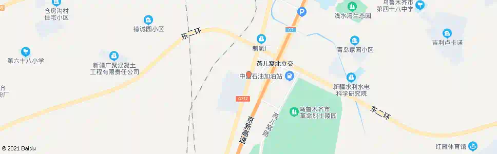 乌鲁木齐制氧厂_公交站地图_乌鲁木齐公交_妙搜公交查询2025