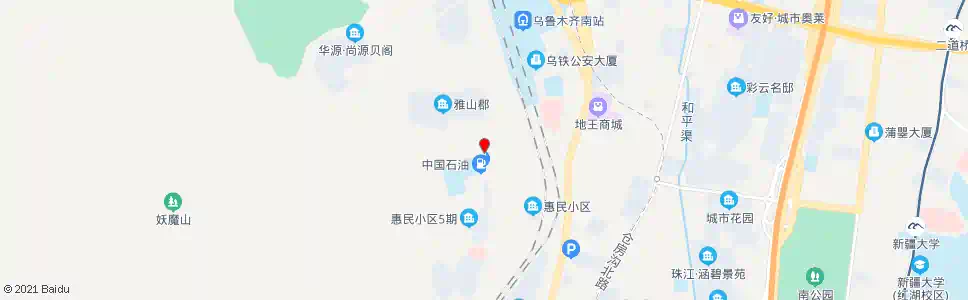 乌鲁木齐民兵训练基地_公交站地图_乌鲁木齐公交_妙搜公交查询2025