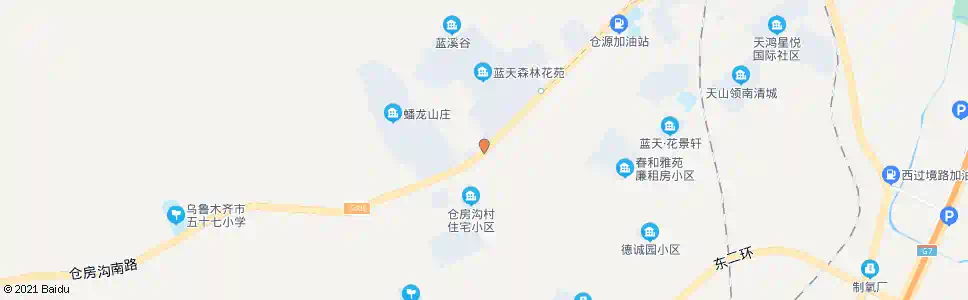 乌鲁木齐仓房沟路公交停车场_公交站地图_乌鲁木齐公交_妙搜公交查询2025