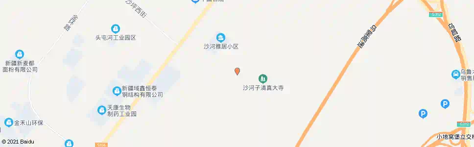 乌鲁木齐西坪社区_公交站地图_乌鲁木齐公交_妙搜公交查询2025