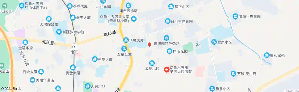 乌鲁木齐兵二东门_公交站地图_乌鲁木齐公交_妙搜公交查询2025