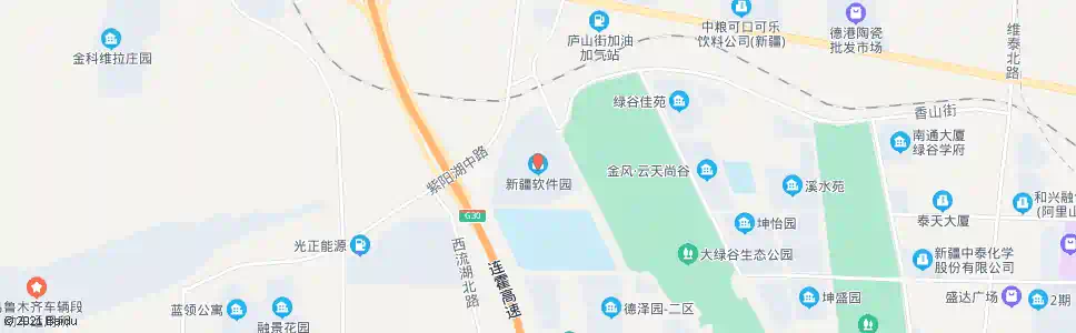 乌鲁木齐软件园_公交站地图_乌鲁木齐公交_妙搜公交查询2025