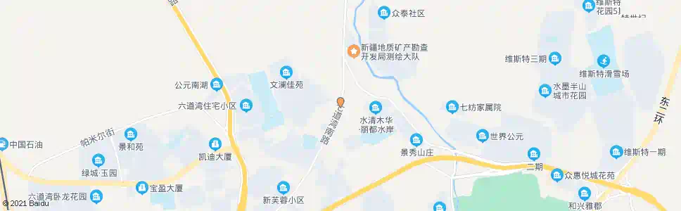 乌鲁木齐苇湖庄_公交站地图_乌鲁木齐公交_妙搜公交查询2025