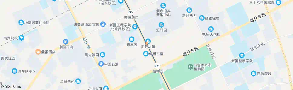 乌鲁木齐广汇小区_公交站地图_乌鲁木齐公交_妙搜公交查询2025