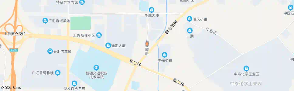 乌鲁木齐稻香南路_公交站地图_乌鲁木齐公交_妙搜公交查询2025