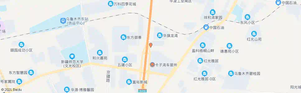 乌鲁木齐卡子湾管理处_公交站地图_乌鲁木齐公交_妙搜公交查询2025