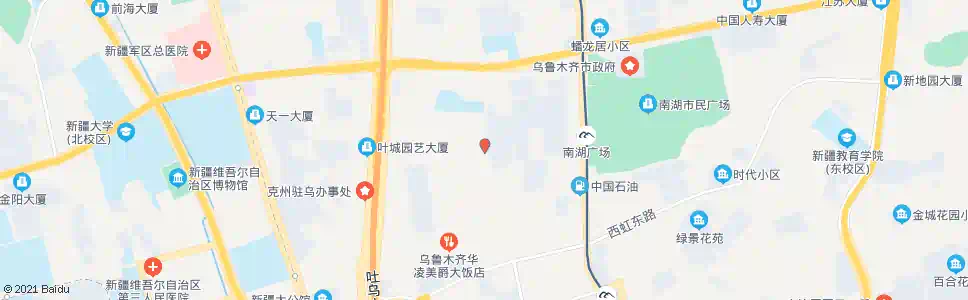 乌鲁木齐安居南路_公交站地图_乌鲁木齐公交_妙搜公交查询2025