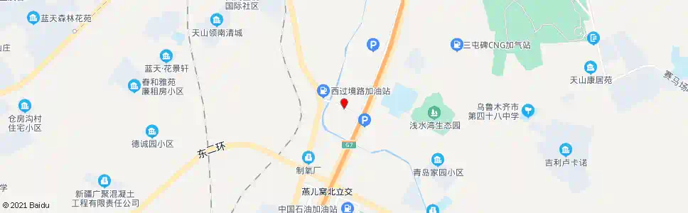 乌鲁木齐停车场路口_公交站地图_乌鲁木齐公交_妙搜公交查询2025