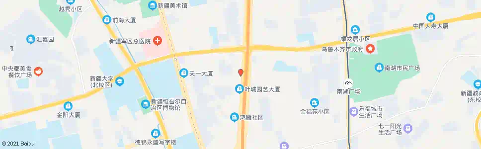 乌鲁木齐和田办事处_公交站地图_乌鲁木齐公交_妙搜公交查询2025