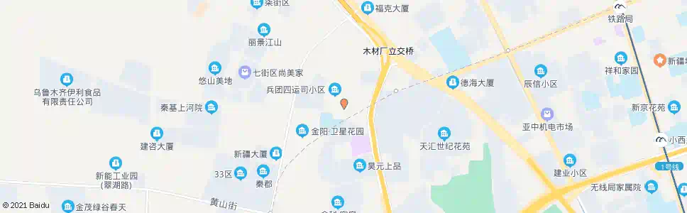 乌鲁木齐铁工局_公交站地图_乌鲁木齐公交_妙搜公交查询2025