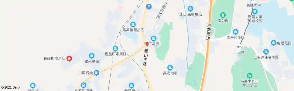 乌鲁木齐石墩山水厂_公交站地图_乌鲁木齐公交_妙搜公交查询2025