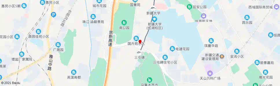 乌鲁木齐公路管理分局_公交站地图_乌鲁木齐公交_妙搜公交查询2025