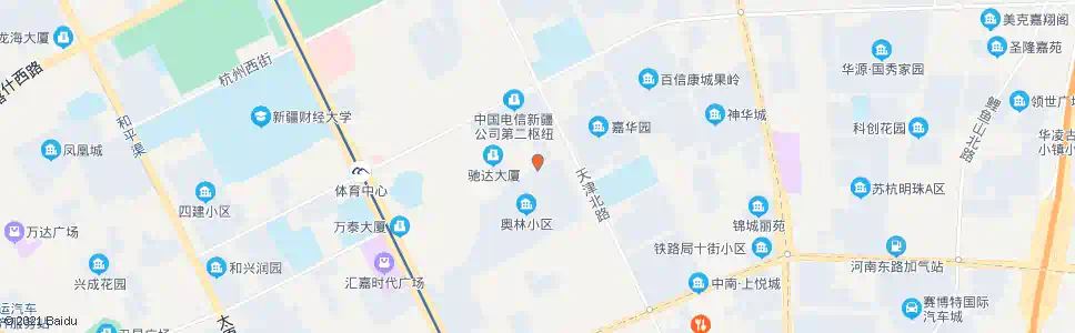 乌鲁木齐嘉盛园_公交站地图_乌鲁木齐公交_妙搜公交查询2025
