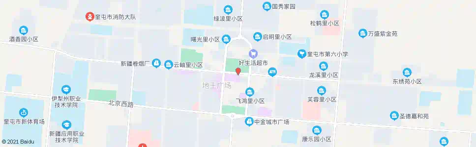 伊犁红旗商场_公交站地图_伊犁公交_妙搜公交查询2025