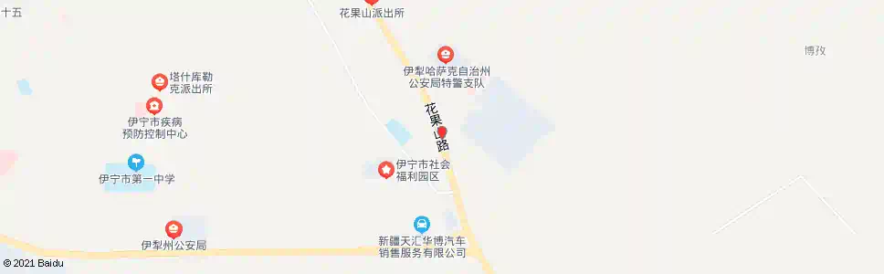 伊犁花果山_公交站地图_伊犁公交_妙搜公交查询2025