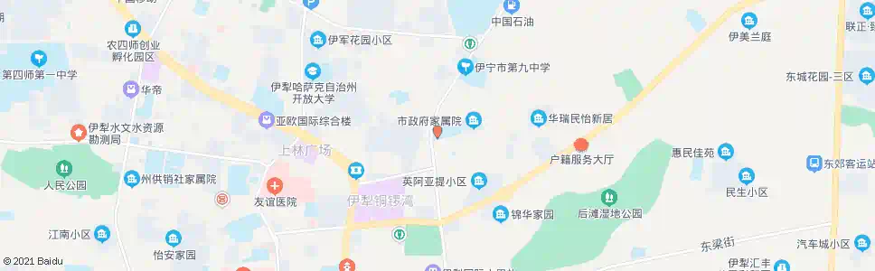 伊犁一小_公交站地图_伊犁公交_妙搜公交查询2025