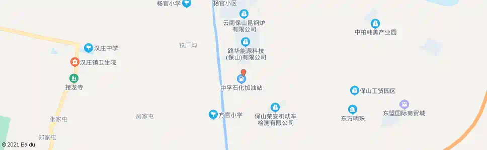 保山西庄_公交站地图_保山公交_妙搜公交查询2025