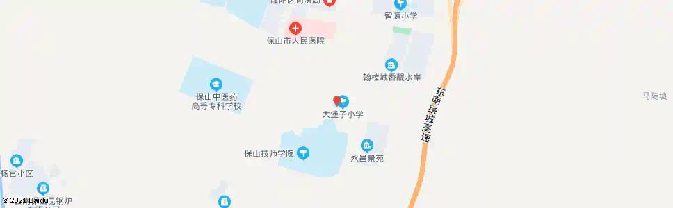 保山大堡子小学_公交站地图_保山公交_妙搜公交查询2025