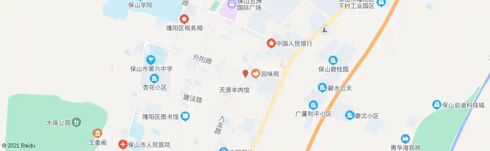 保山九龙超市_公交站地图_保山公交_妙搜公交查询2025