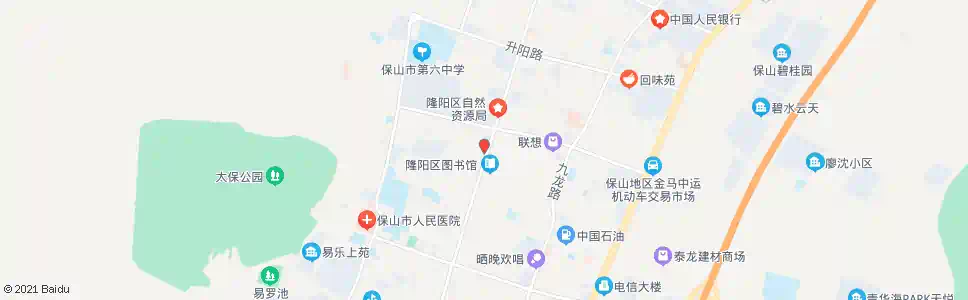 保山兰鑫酒店_公交站地图_保山公交_妙搜公交查询2025