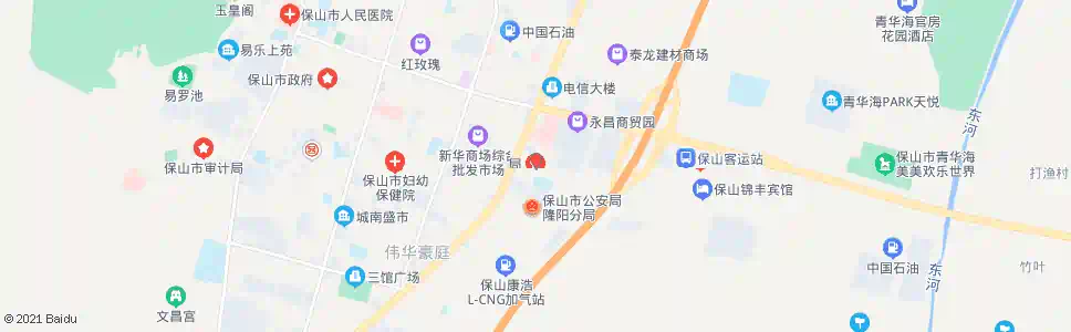 保山隆阳区卫生院_公交站地图_保山公交_妙搜公交查询2025