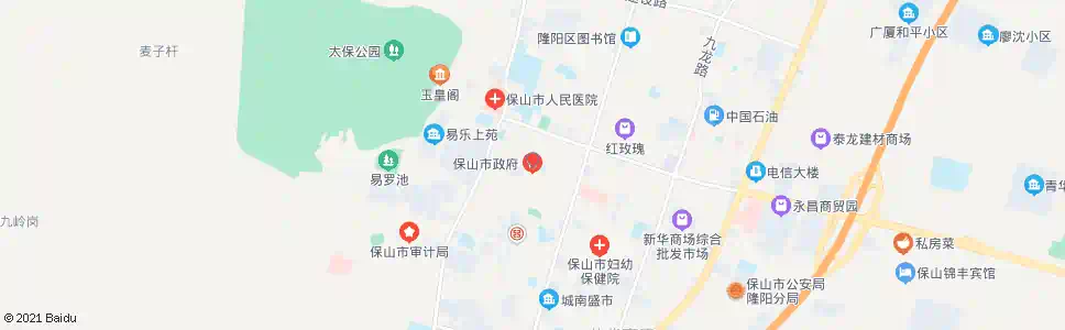 保山市政府_公交站地图_保山公交_妙搜公交查询2025